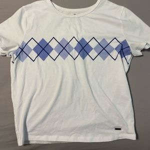 super cute plaid baby tee